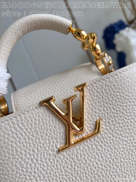 Fake Louis Bags CAPUCINES MINI-21*14*8CM VUITTON LOUIS 0708